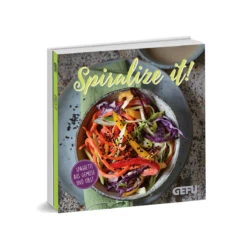 GEFU Set: Spiralschneider SPIRELLI® XL + Kochbuch SPIRALIZE IT! -GEFU Verkaufsgeschäft 00025 gefu spiralschneider spirelli xl kochbuch spiralize it 02