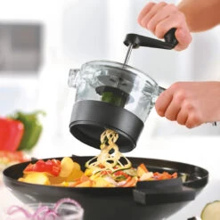 GEFU Set: Spiralschneider SPIRALFIX® + Kochbuch "SPIRALIZE IT" -GEFU Verkaufsgeschäft 00026 gefu spiralschneider spiralfix kochbuch spiralize it 05