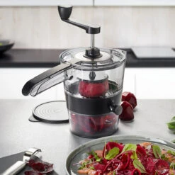 GEFU Set: Spiralschneider SPIRALFIX® + Kochbuch "SPIRALIZE IT" -GEFU Verkaufsgeschäft 00026 gefu spiralschneider spiralfix kochbuch spiralize it 07