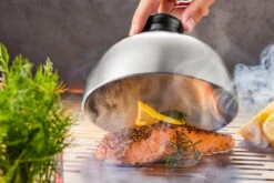 GEFU Set: Burger Und Schmelzglocke BBQ + Wender BBQ XXL -GEFU Verkaufsgeschäft 00217 gefu set burger und schmelzglocke bbq mit wender xxl bbq 05