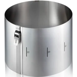 GEFU Backrahmen »TONDO CLIP«, (1 Tlg.), Patentierter Sicherungsclip Fixiert Den Ring Auf Der Gewünschten Größe