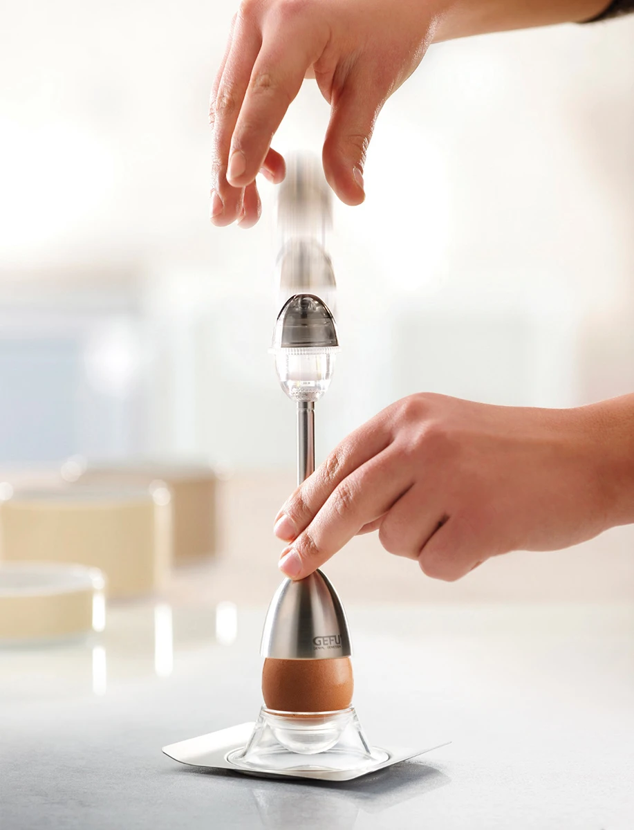 GEFU Eierköpfer Mit Salzstreuer OVO 4 GEFU Eierköpfer Mit Salzstreuer OVO – Bild 2