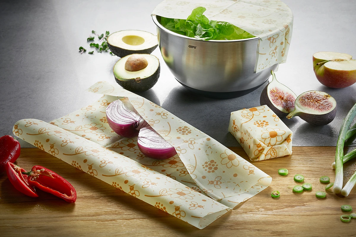 GEFU Bienenwachstücher-Set BEEWAYS, 3-teilig 4 GEFU Bienenwachstücher-Set BEEWAYS, 3-teilig – Bild 2