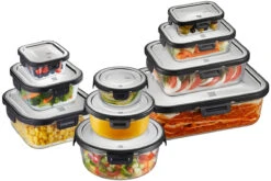 GEFU Frischhaltedose MILO, Rund, 400 Ml (Frische- Und Vorratskontrolle Per App) -GEFU Verkaufsgeschäft 12747 gefu frischhaltedose milo 400ml rund 04