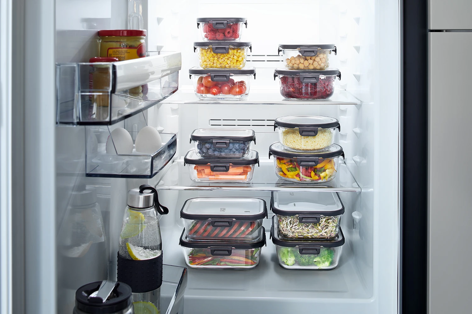 GEFU Frischhaltedose MILO, Rund, 600 Ml (Frische- Und Vorratskontrolle Per App) 5 GEFU Frischhaltedose MILO, Rund, 600 Ml (Frische- Und Vorratskontrolle Per App) – Bild 3