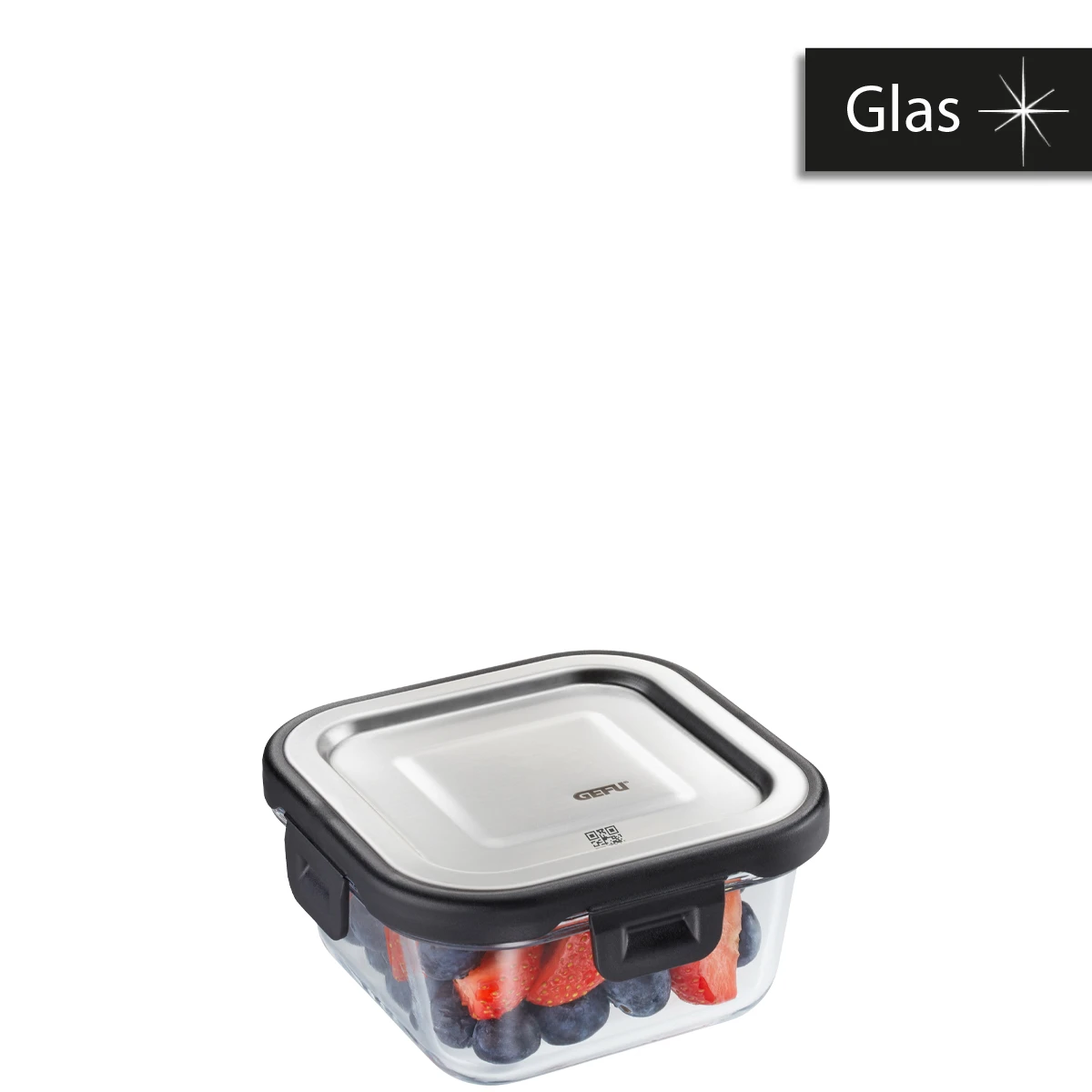 GEFU Frischhaltedose MILO, Quadratisch, 300 Ml (Frische- Und Vorratskontrolle Per App) 3 GEFU Frischhaltedose MILO, Quadratisch, 300 Ml (Frische- Und Vorratskontrolle Per App)