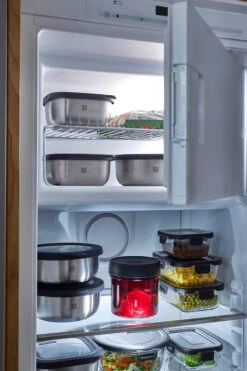 GEFU Frischhaltedosen-Set PROVIDO, 2-teilig, Rechteckig (Frische- Und Vorratskontrolle Per App) -GEFU Verkaufsgeschäft 12781 grfu frischhaltedose set provido 2 tlg rechteckig 05