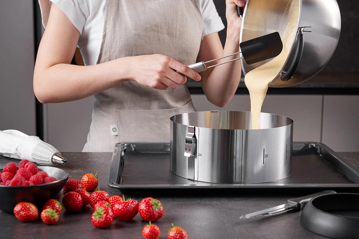 GEFU Tortenring TONDO CLIP, H 10 Cm 4 GEFU Tortenring TONDO CLIP, H 10 Cm – Bild 2