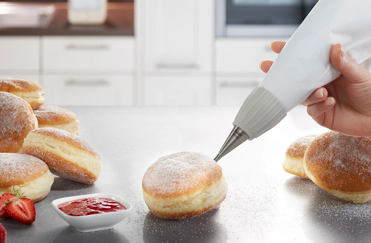 GEFU Spritzbeutel-Set DECORE, 5 Tlg. 4 GEFU Spritzbeutel-Set DECORE, 5 Tlg. – Bild 2