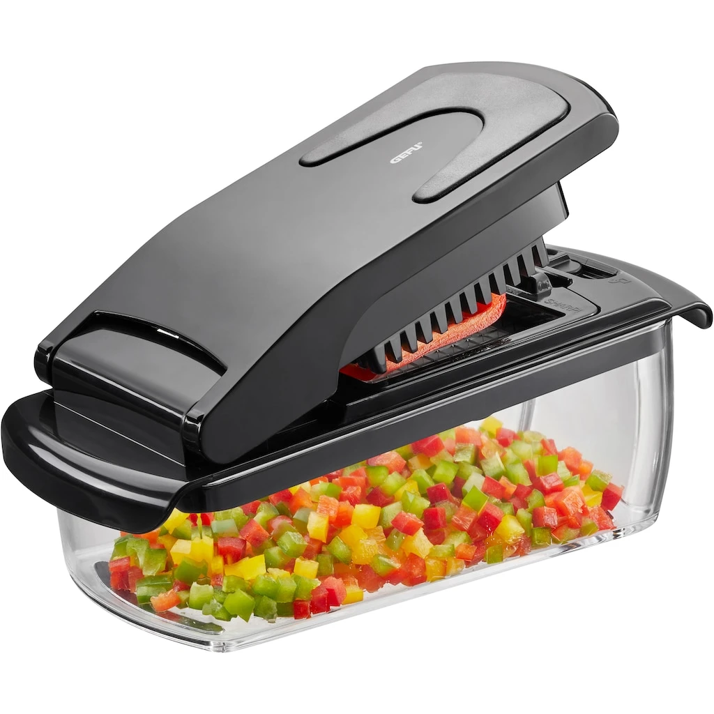 GEFU Zerkleinerer »(Würfel- Und Stifteschneider) TREPPO«, Kunststoff, Edelstahl, 1000 Ml 3 GEFU Zerkleinerer »(Würfel- Und Stifteschneider) TREPPO«, Kunststoff, Edelstahl, 1000 Ml