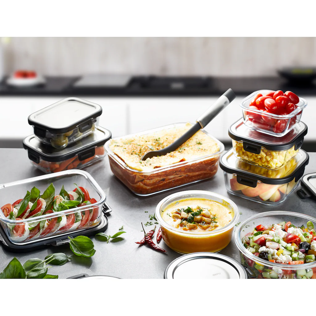 GEFU Frischhaltedose »MILO«, (1 Tlg.), Quadratisch, 800 Ml 5 GEFU Frischhaltedose »MILO«, (1 Tlg.), Quadratisch, 800 Ml – Bild 3