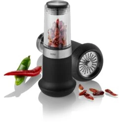 GEFU Chilimühle »X-PLOSION®«, Extrascharfes, Korrosionsbeständiges Edelstahl-Schneidwerk