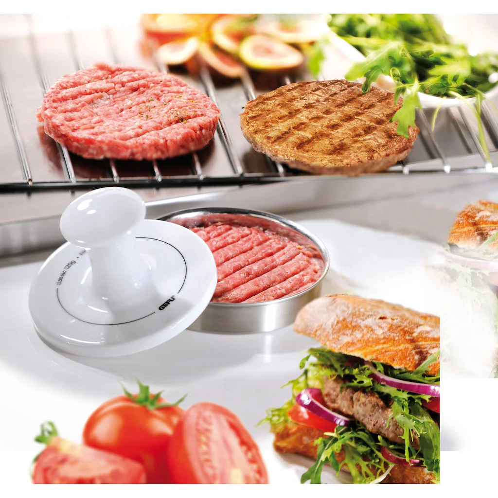 GEFU Burgerpresse »SPARK«, Rillenoptik Durch Stege Im Stempel 5 GEFU Burgerpresse »SPARK«, Rillenoptik Durch Stege Im Stempel – Bild 3