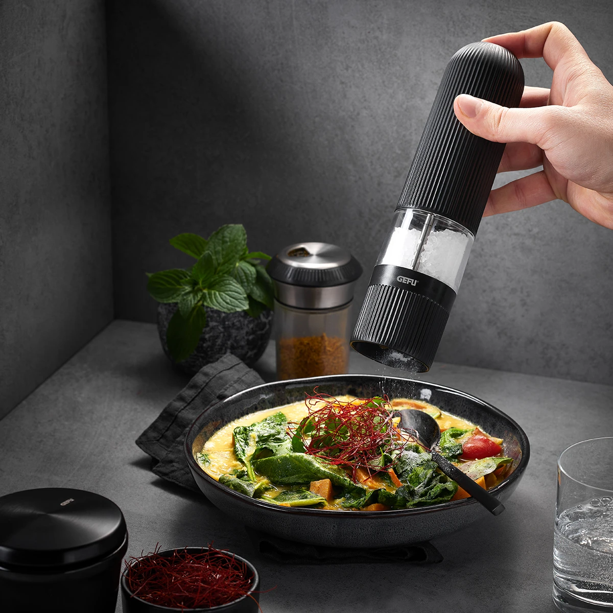 GEFU Salz- Oder Pfeffermühle SPEZIA, Elektrisch 4 GEFU Salz- Oder Pfeffermühle SPEZIA, Elektrisch – Bild 2