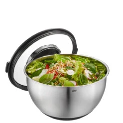 GEFU Schüssel-Set Mit Spritzschutzdeckel MUOVO, 2 Stück -GEFU Verkaufsgeschäft 35055 gefu schuessel set mit spritzschutzdeckel muovo 2 stueck 04