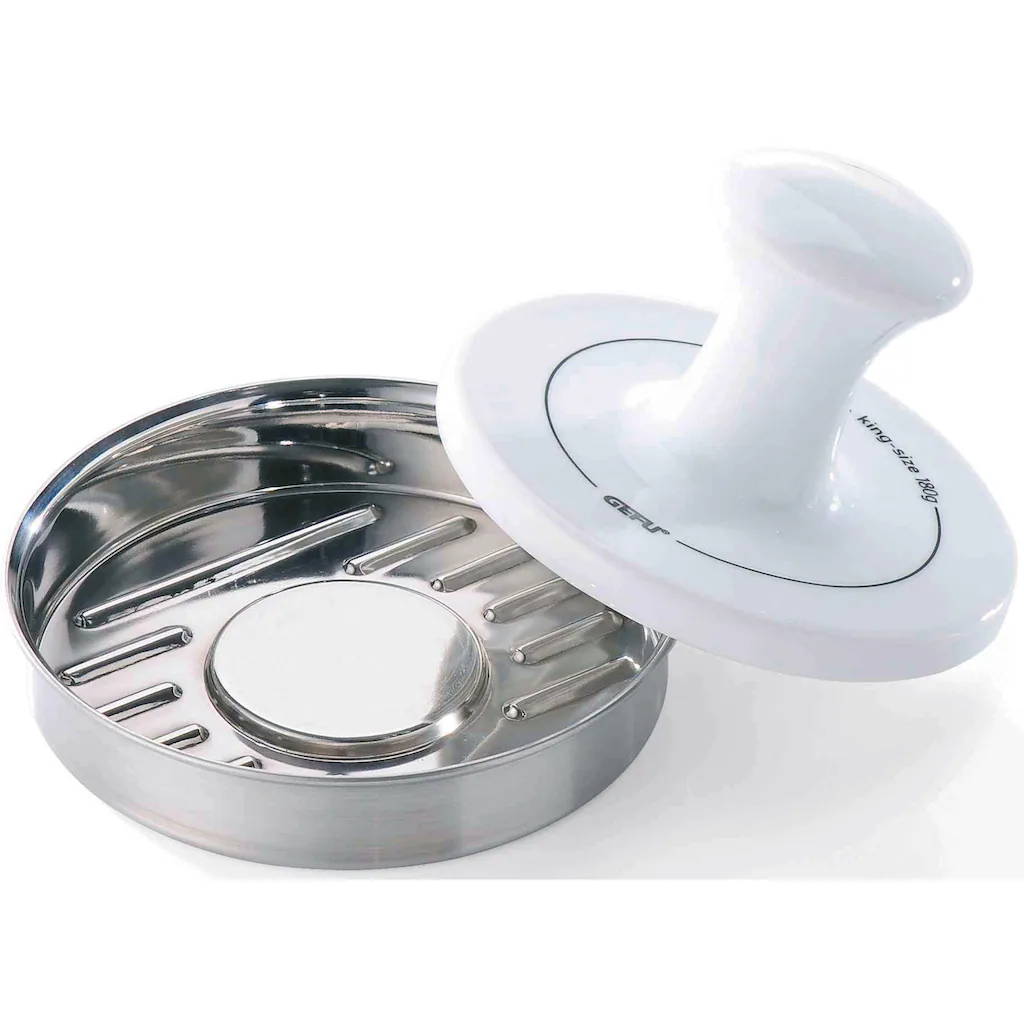 GEFU Burgerpresse »SPARK«, Rillenoptik Durch Stege Im Stempel 3 GEFU Burgerpresse »SPARK«, Rillenoptik Durch Stege Im Stempel