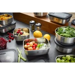 GEFU Frischhaltedose »PROVIDO«, (1 Tlg.), Gelaserter QR Code Zur Vorratskontrolle (nur Für Android), Quadratisch -GEFU Verkaufsgeschäft 47398e8fd71a9551486d0f61f4a024e0