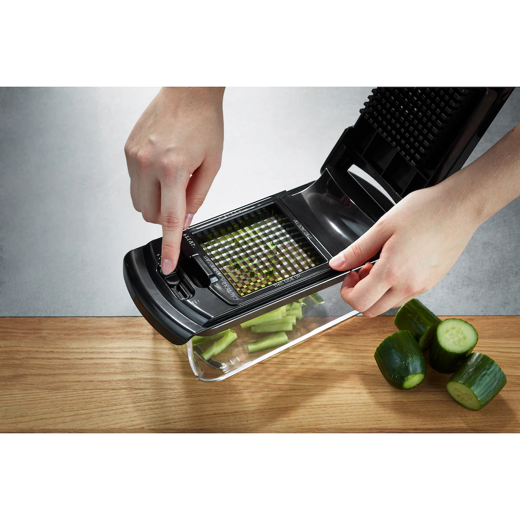 GEFU Zerkleinerer »(Würfel- Und Stifteschneider) TREPPO«, Kunststoff, Edelstahl, 1000 Ml 6 GEFU Zerkleinerer »(Würfel- Und Stifteschneider) TREPPO«, Kunststoff, Edelstahl, 1000 Ml – Bild 4