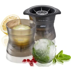 GEFU Eiswürfelform »GLOBE«, (Set, 2 St.), Kunststoff, Spülmaschinengeeignet