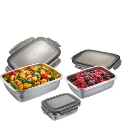 GEFU Frischhaltedosen-Set PREPPO, 3-teilig