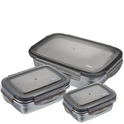 GEFU Frischhaltedosen-Set PREPPO, 3-teilig -GEFU Verkaufsgeschäft 89522 gefu frischhaltedosen set preppo 3 teilig 03