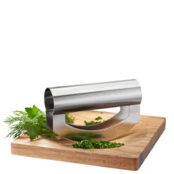 GEFU Set: Wiegemesser VIAVO + Wiegemesserbrett