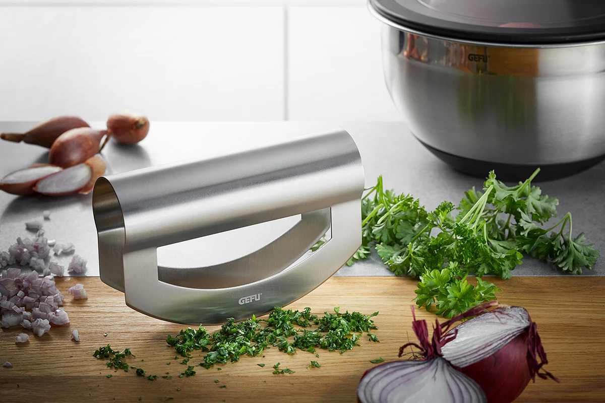 GEFU Set: Wiegemesser VIAVO + Wiegemesserbrett 4 GEFU Set: Wiegemesser VIAVO + Wiegemesserbrett – Bild 2