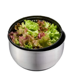 GEFU Salatschleuder PULLIT, Edelstahl -GEFU Verkaufsgeschäft 89559 gefu salatschleuder pullit 03