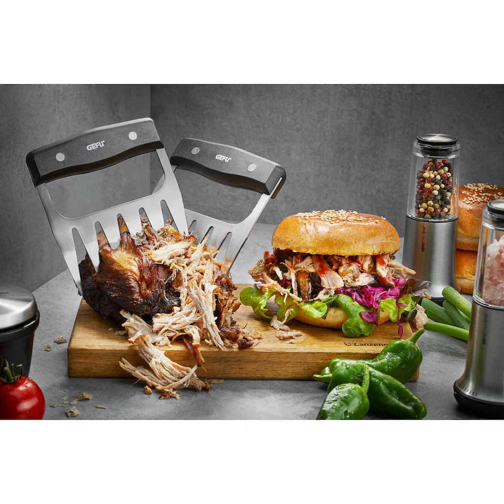 GEFU Fleischgabel »BBQ«, (Set, 2 Tlg.), Ergonomisch Geformte Griffe Für Einen Perfekten Halt, 2-teilig 4 GEFU Fleischgabel »BBQ«, (Set, 2 Tlg.), Ergonomisch Geformte Griffe Für Einen Perfekten Halt, 2-teilig – Bild 2