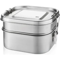 GEFU Frischhaltedose »ENDURE«, (Set, 1 Tlg.), Doppelstöckig