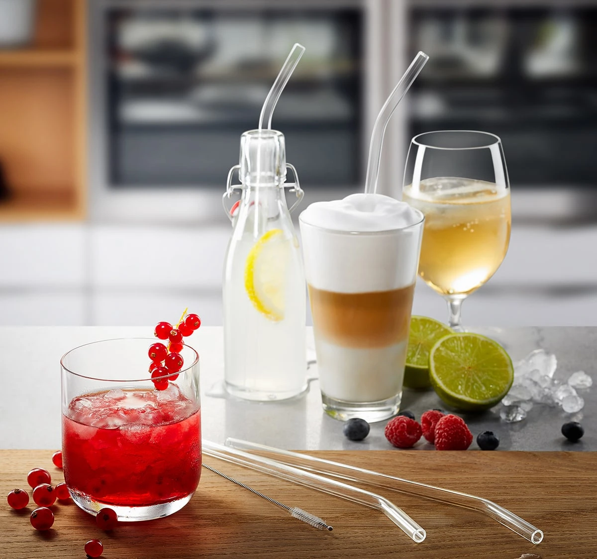 GEFU Glastrinkhalm FUTURE, 23 Cm Gebogene Form, 25 Stück In Transparent 4 GEFU Glastrinkhalm FUTURE, 23 Cm Gebogene Form, 25 Stück In Transparent – Bild 2