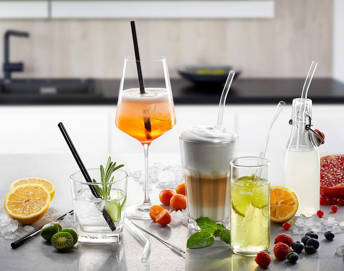 GEFU Glastrinkhalm FUTURE, 23 Cm Gebogene Form, 25 Stück In Transparent 5 GEFU Glastrinkhalm FUTURE, 23 Cm Gebogene Form, 25 Stück In Transparent – Bild 3