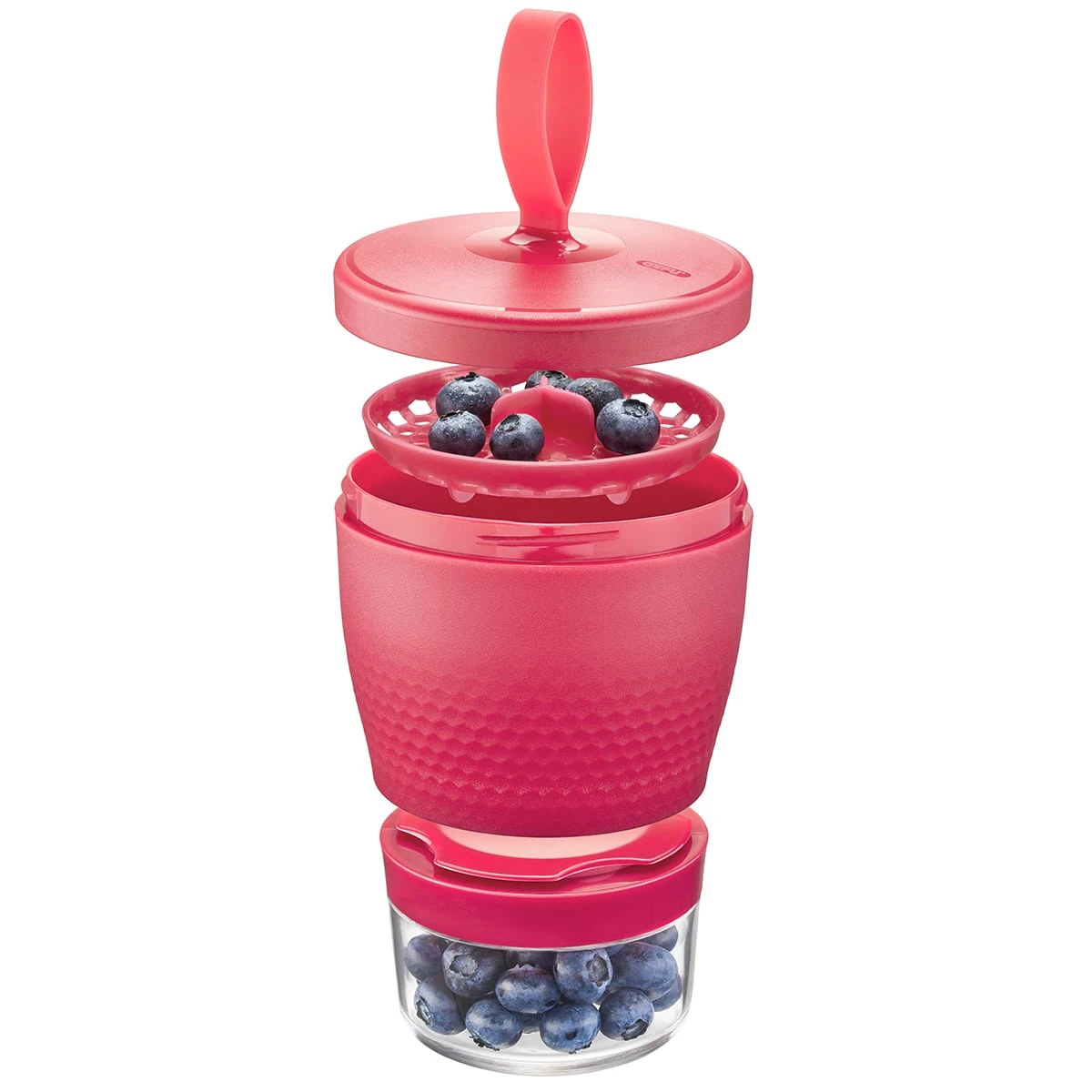 GEFU Snack Box FOODIE, 570 Ml Und 185 Ml In Himbeerrot 4 GEFU Snack Box FOODIE, 570 Ml Und 185 Ml In Himbeerrot – Bild 3